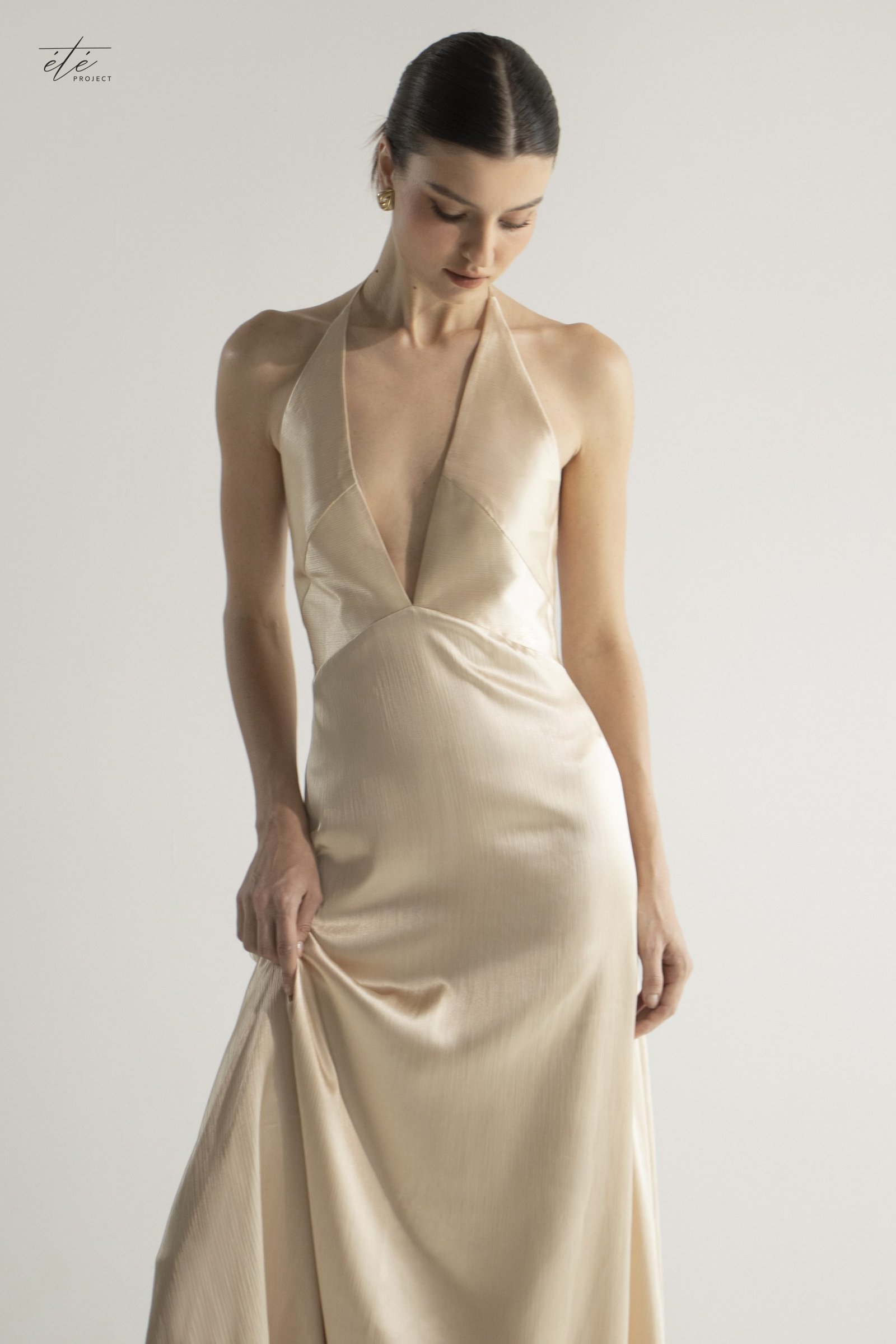 Anya Dress - Light Gold